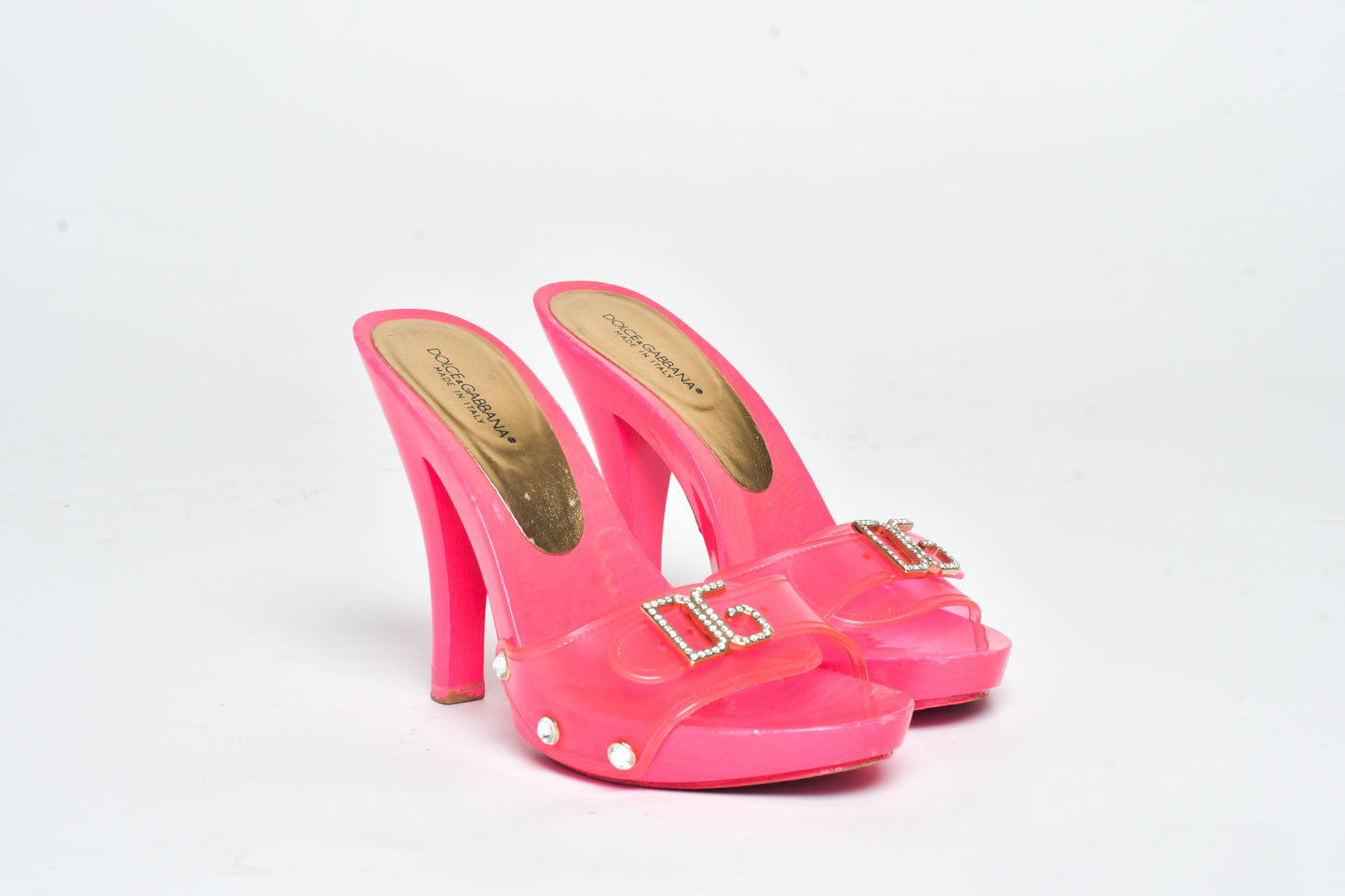 Dolcé and Gabbana - Clog Platform PVC Sandal