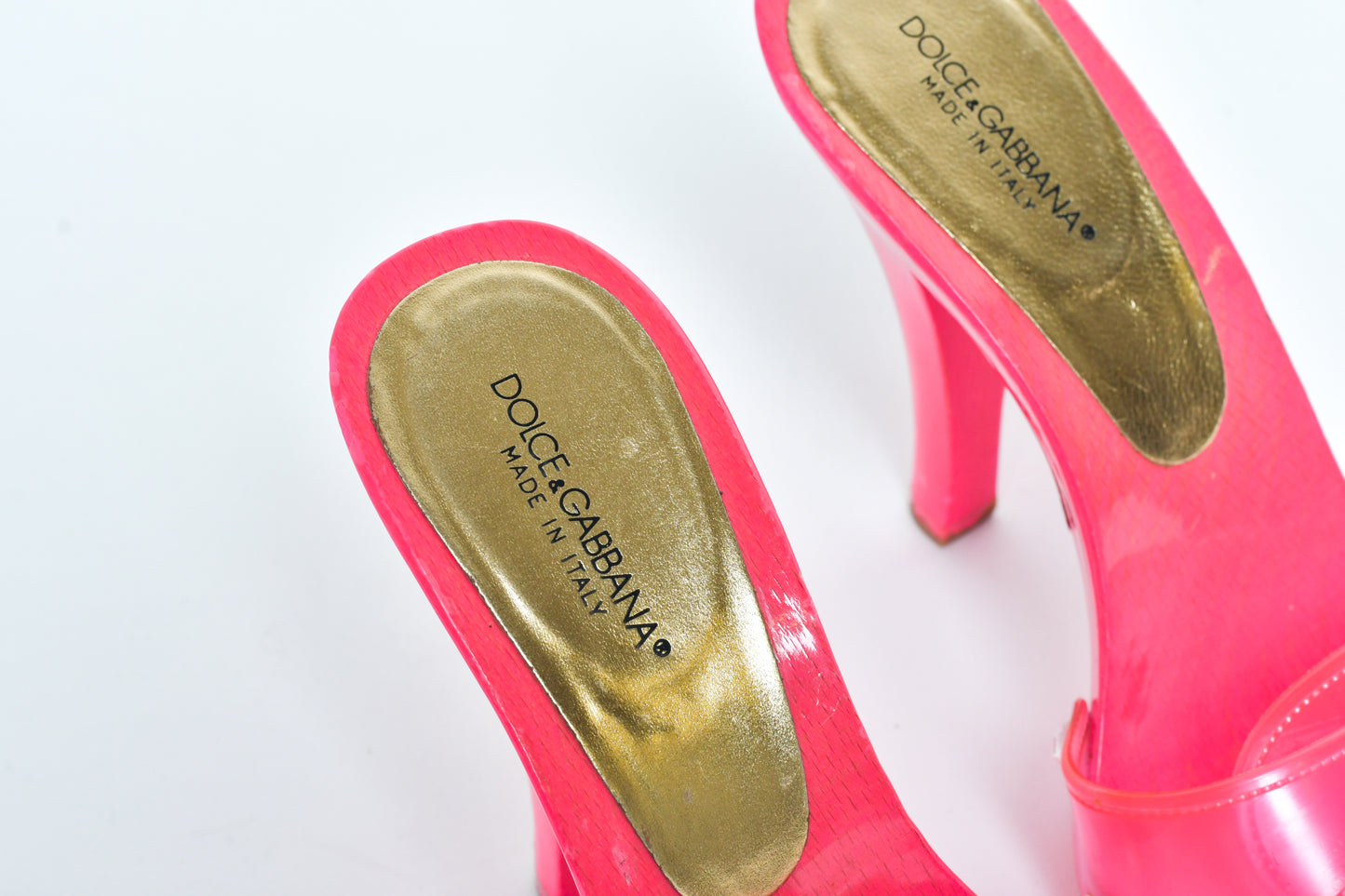 Dolcé and Gabbana - Clog Platform PVC Sandal