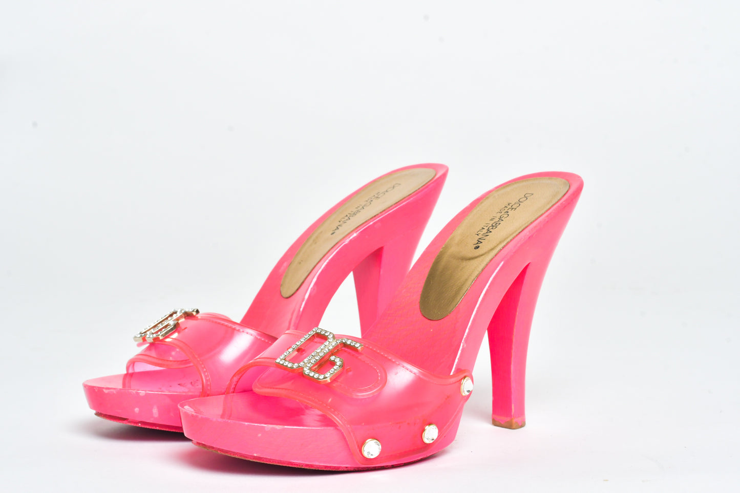 Dolcé and Gabbana - Clog Platform PVC Sandal